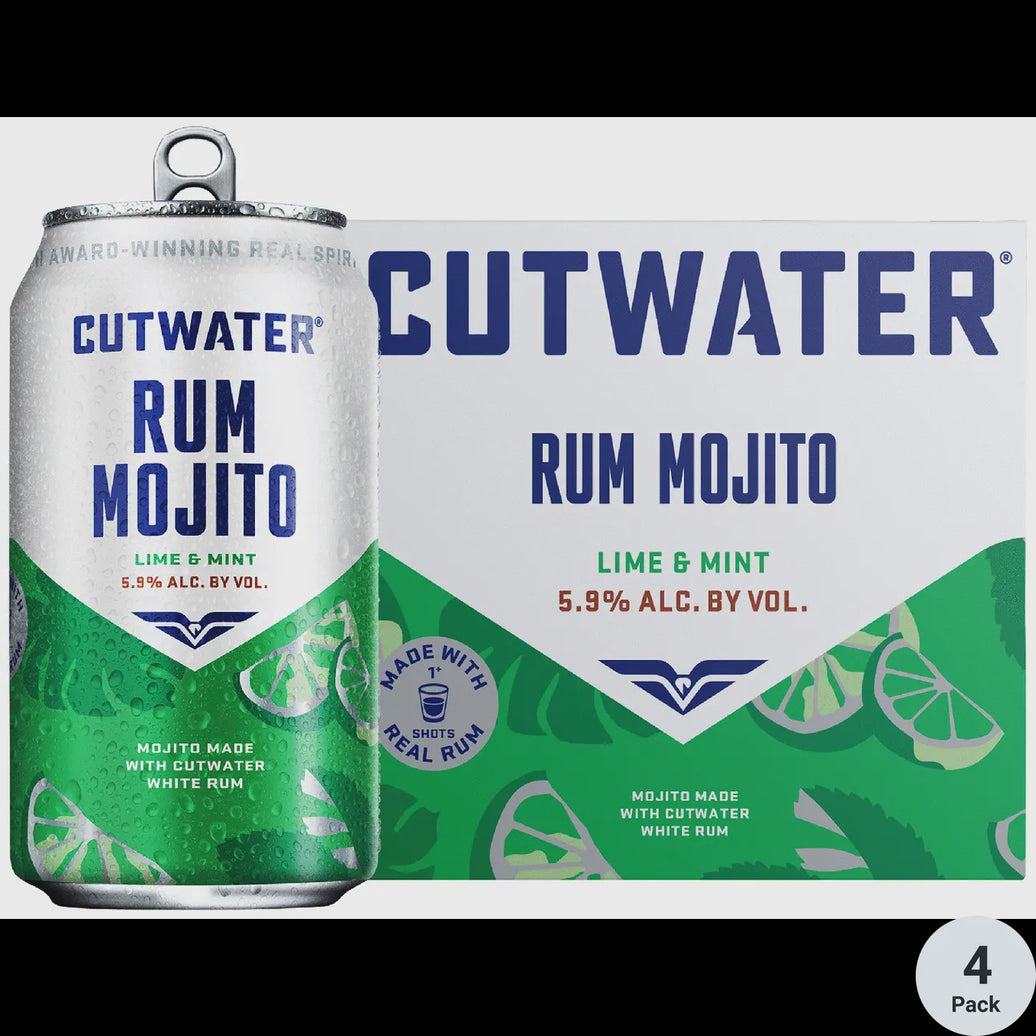 Cutwater Rum Mojito 4pck 12oz