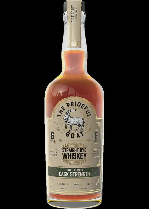 The Prideful Goat 6 Year Cask Strength Rye Whiskey 750mL