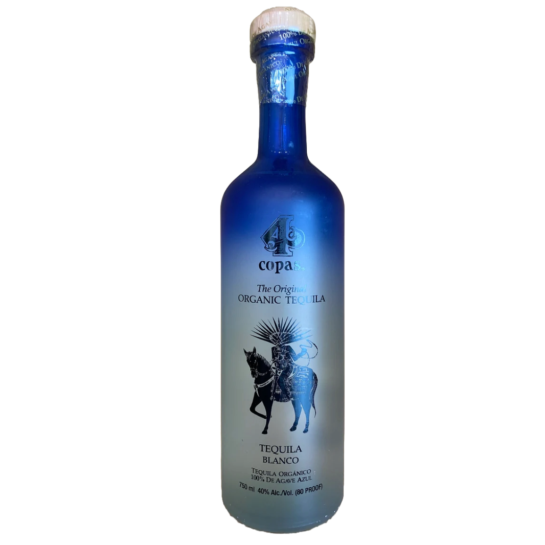 4 Copas Blanco Organic Tequila 750ml