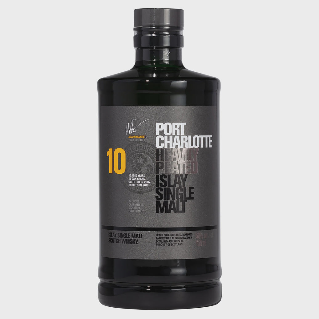Port Charlotte 10 Heavily Peated Islay Single Malt Scotch Whisky 750ML