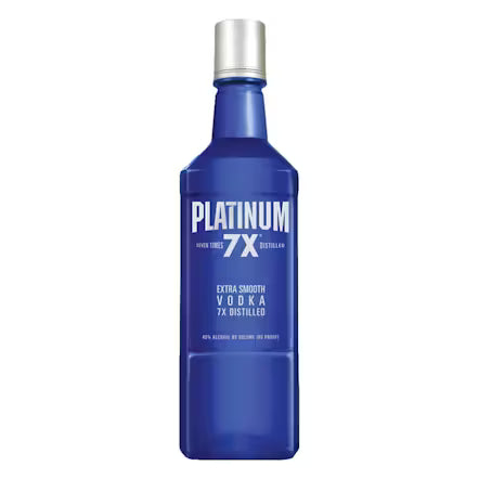 Platinum 7X Distilled Vodka - 750ml Bottle