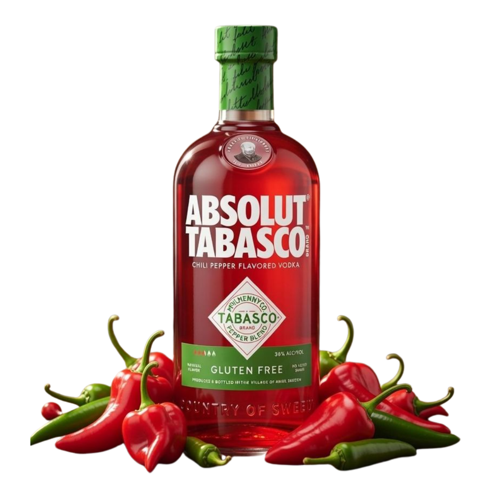 Absolut Tabasco Chili Peper Flavored Vodka 750ml