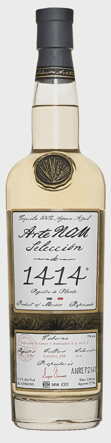 ArteNOM Seleccion De 1414 Reposado Tequila 750ml 750ml