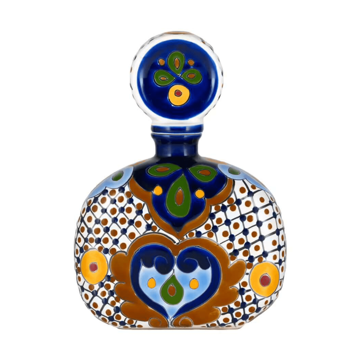 Azulejos Talavera Añejo Bottle #2 (Brown) 750 ml