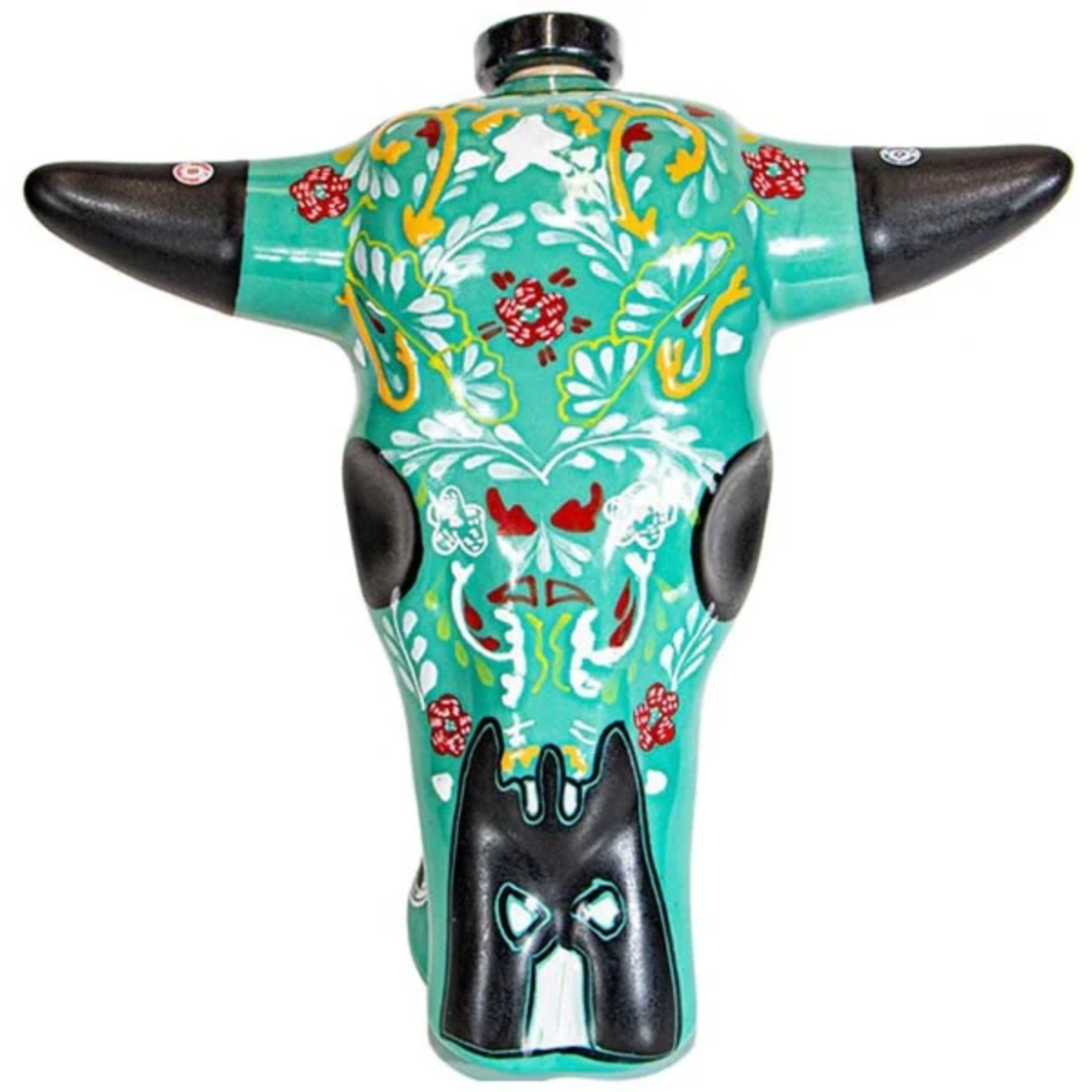 Azulejos Trophy Head Añejo Bottle 3 (Green) 750 ml - Shop Buzzed