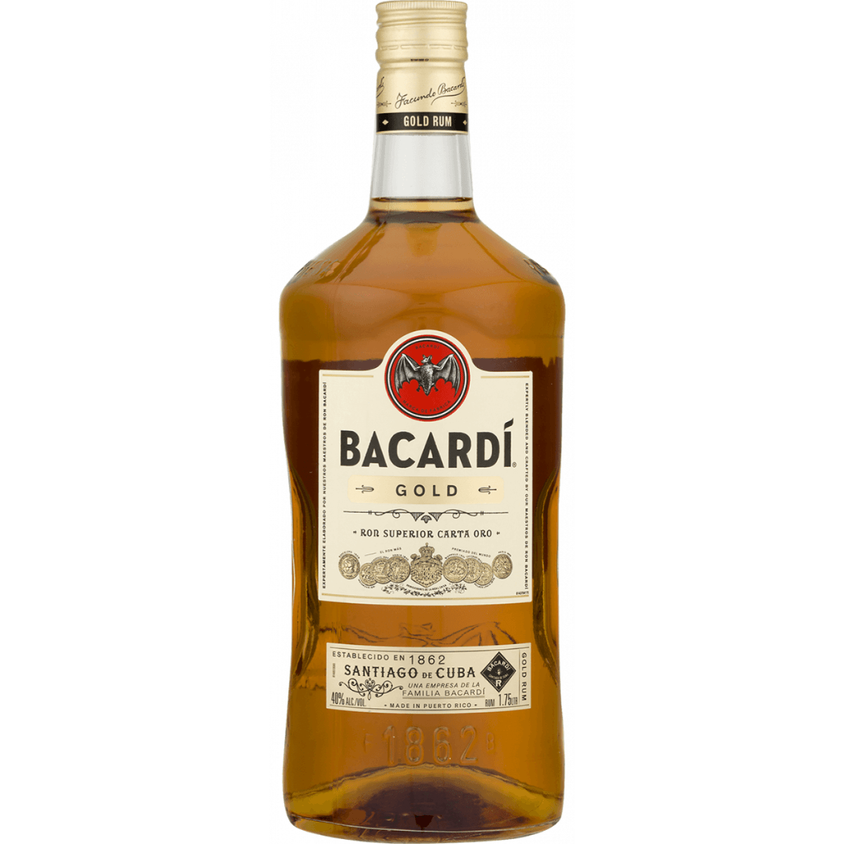 Bacardi Gold Rum 1.75 L
