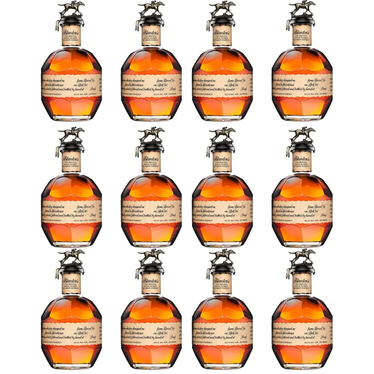 Blanton’s Original Single Barrel Bourbon 12-Pack - 700mL
