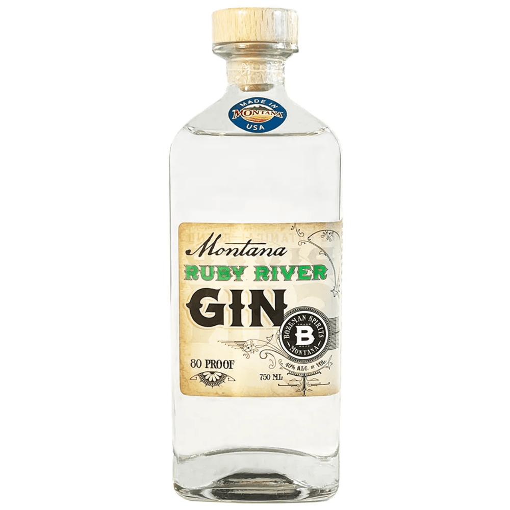 Bozeman Spirits Montana Ruby River Gin 750 ml - Shop Buzzed