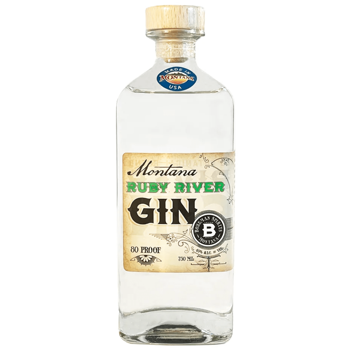 Bozeman Spirits Montana Ruby River Gin 750 ml