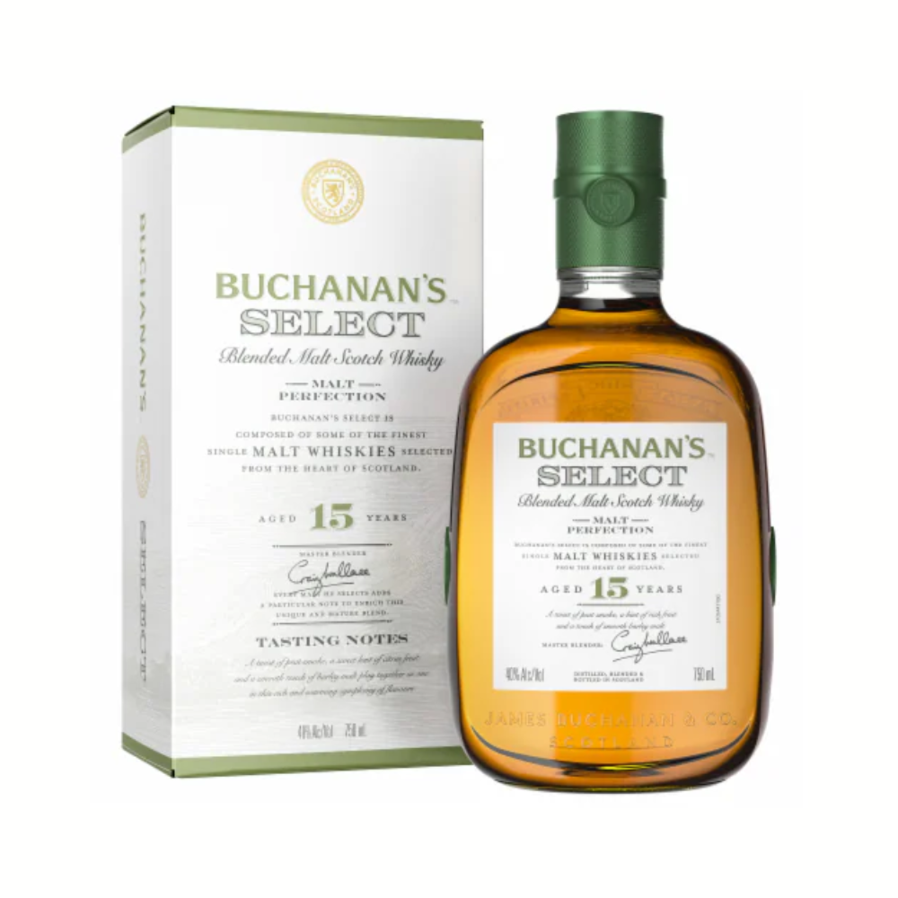 Buchanan's Select 15 Years Old Blended Malt Scotch Whisky, 750 mL