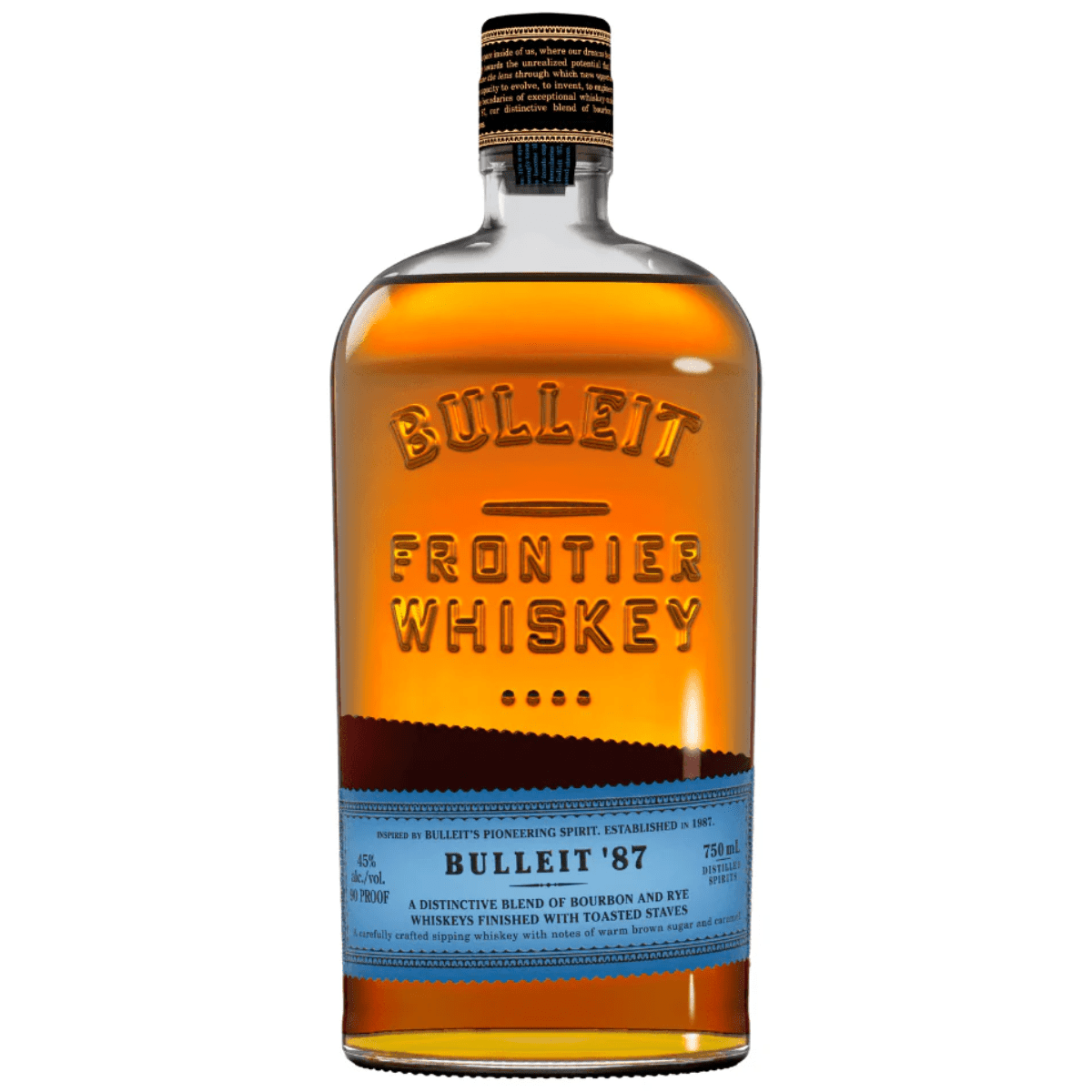 Bulleit '87 Frontier Bourbon Whiskey 750ML