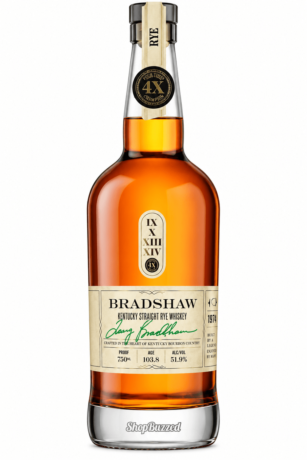 Bradshaw Straight Rye 750 ml - Shop Buzzed