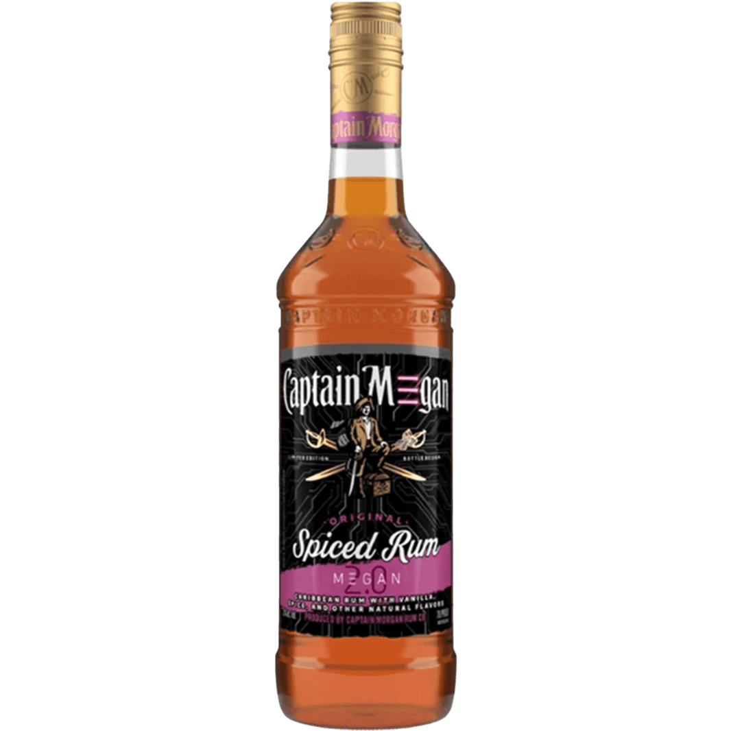 Captain Morgan Limited Edition Spiced Rum Megan 2.0 750 ML - Shop Buzzed