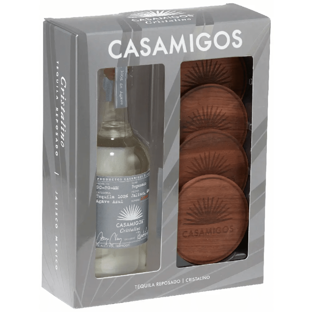 Casamigos Cristalino Reposado with Coasters 750 ml
