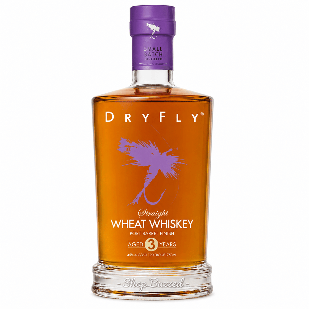 Dry Fly Straight Wheat Whisky PORT BARREL FINISH 3 year 750 ml - Shop Buzzed