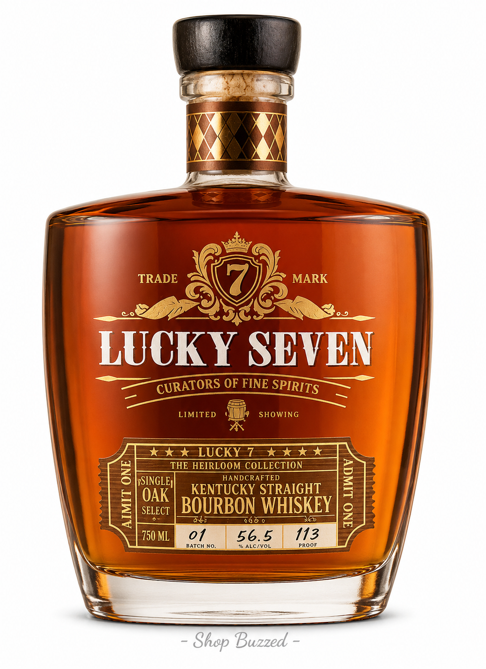 Lucky Seven The Frenchman  Single Barrel #32 750 ML