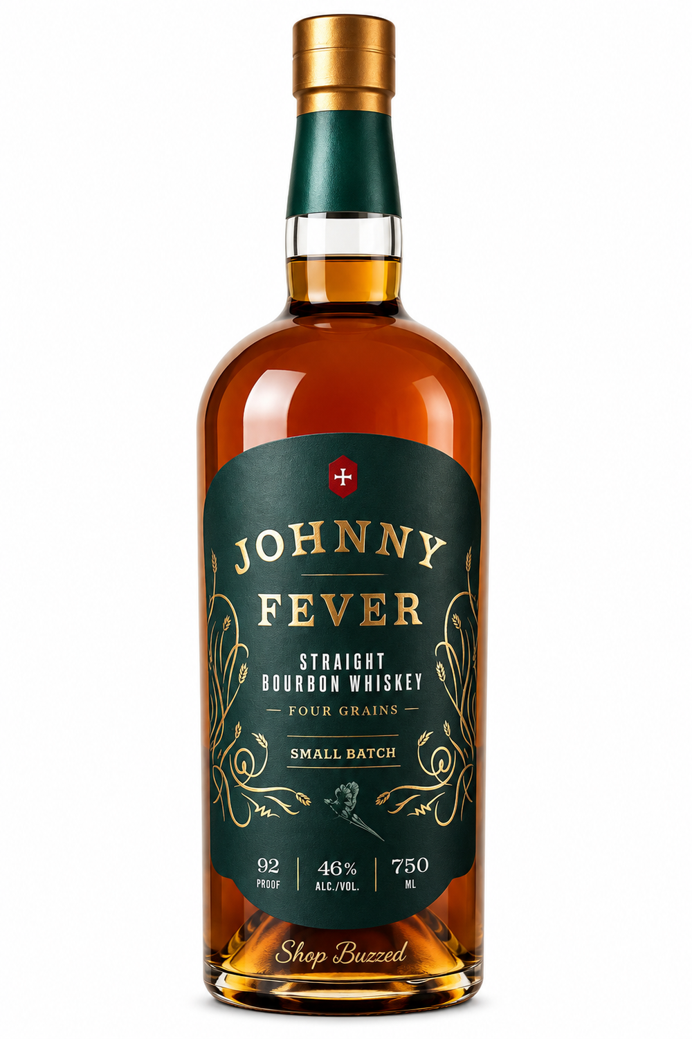Burnt Church Distillery Johnny Fever Straight Bourbon Whiskey Four Grain Small Batch 750 ml