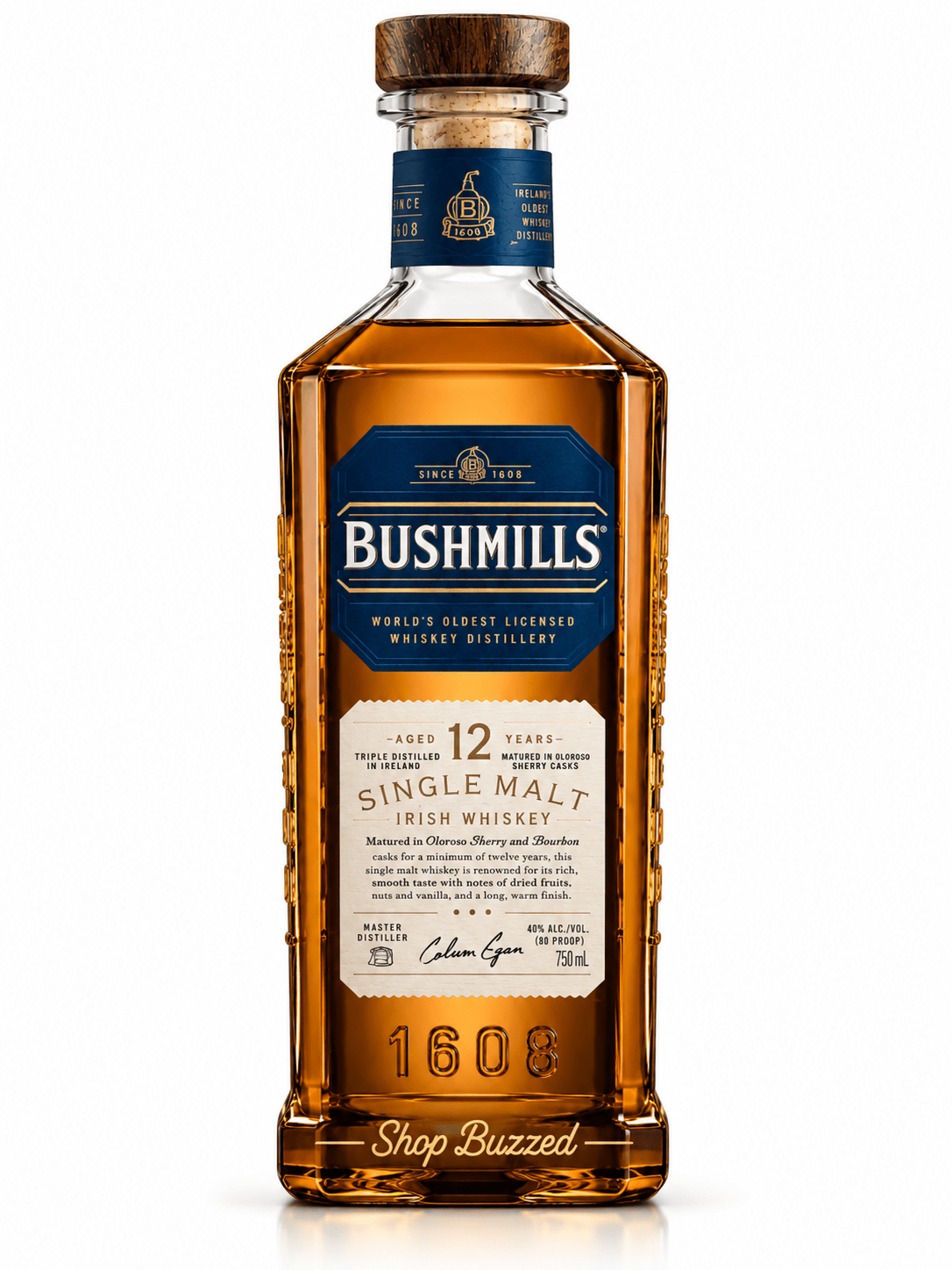 Bushmills Single Malt Irish 12 year 750 ml