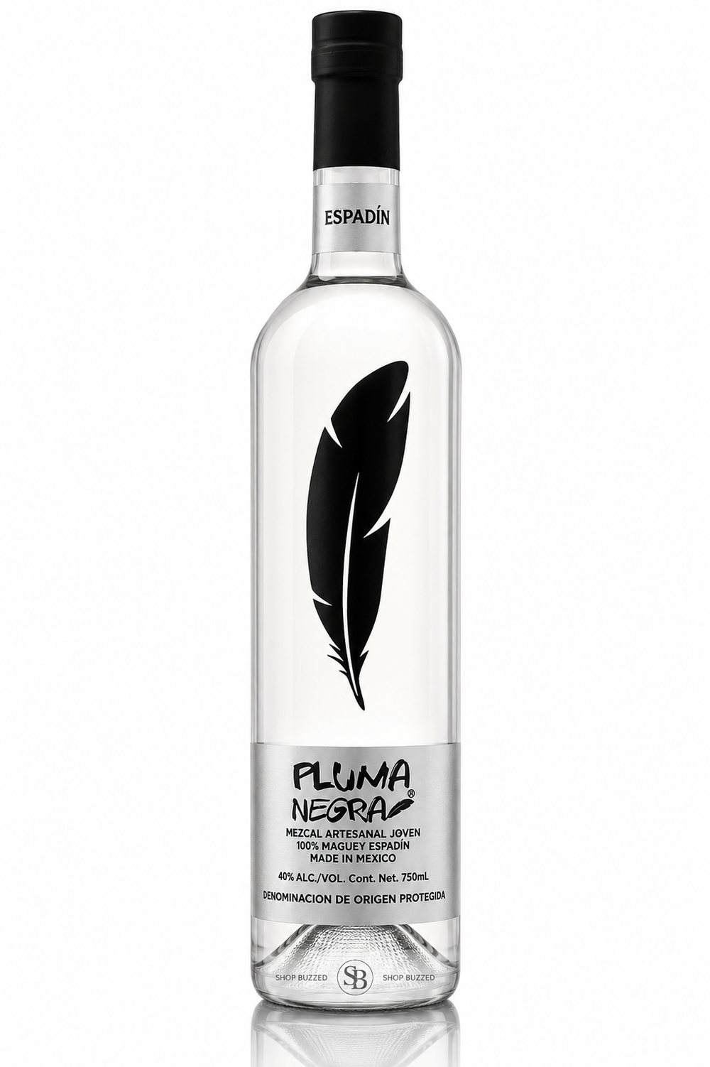 Pluma Negra Espadin 750 ml
