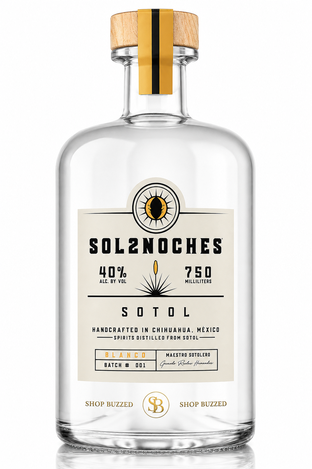 Sol2Noches Sotol Blanco 750 ml