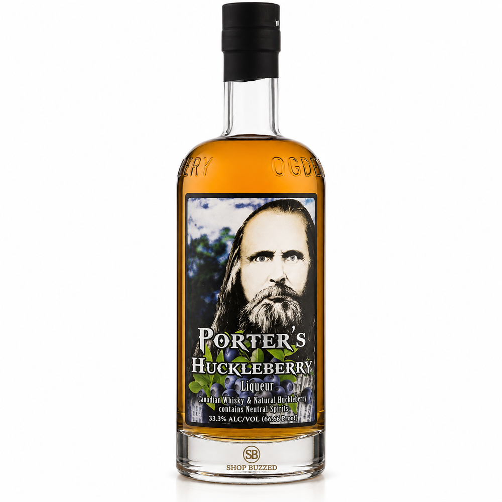 Porter's HuckleBerry Flavored Whiskey 750ml