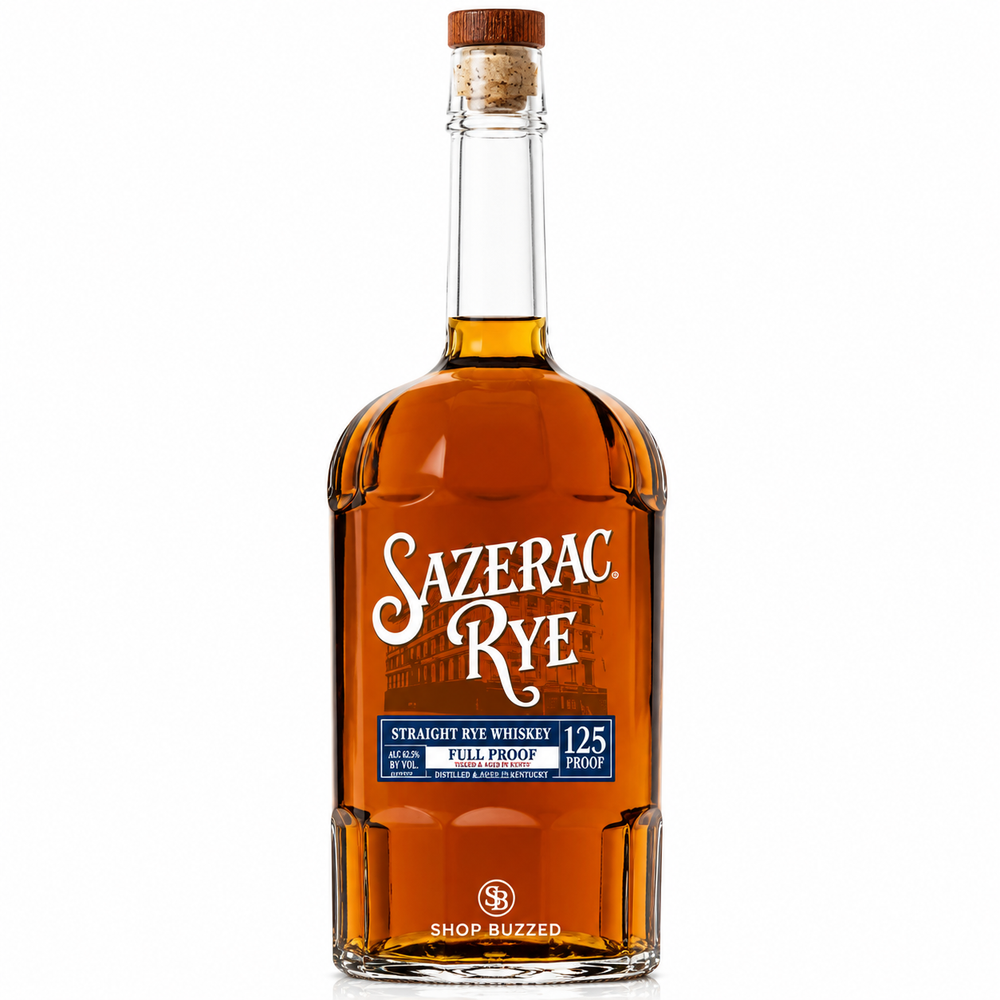 Sazerac Rye Straight Rye Whiskey Full Proof 750ml 125 proof 62.5% Alc/Vol 750 ML