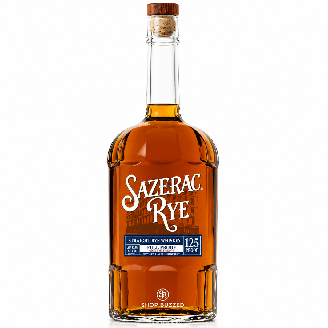 Sazerac Rye Straight Rye Whiskey Full Proof 750ml 125 proof 62.5% Alc/Vol 750 ML