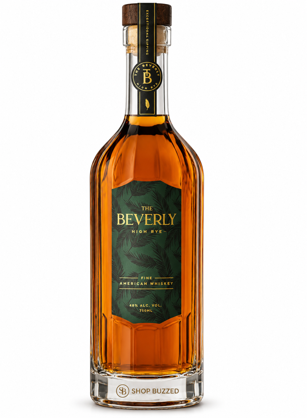 The Beverly High Rye  Fine American Whiskey 750 ml