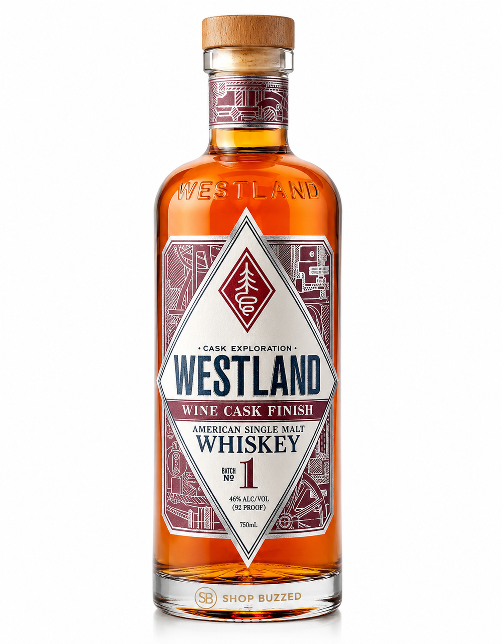 Westland Distillery Wine Cask Finish American Single Malt Batch No 1 700 ml