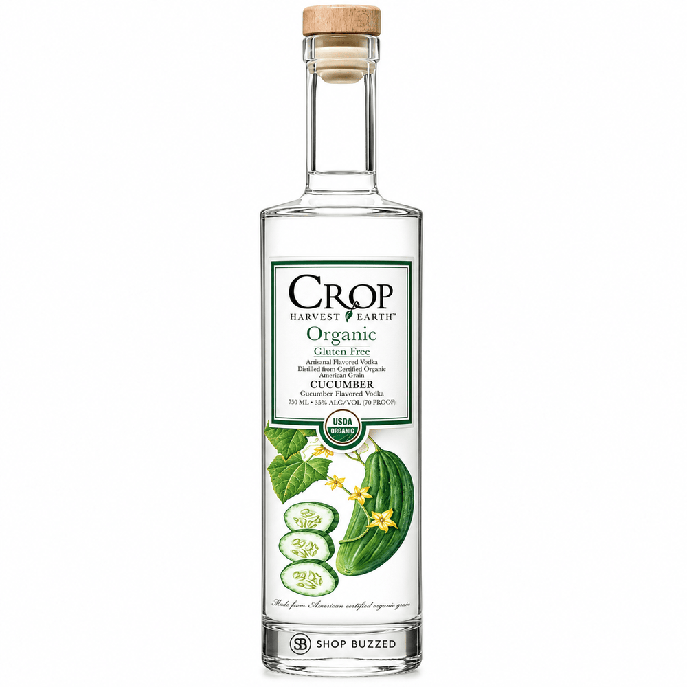 Crop Cucumber Vodka 750ml - Shop Buzzed