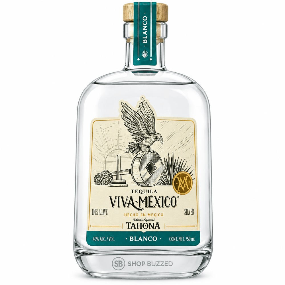 Tequila Viva Mexico Tahona Blanco 750 ml - Shop Buzzed