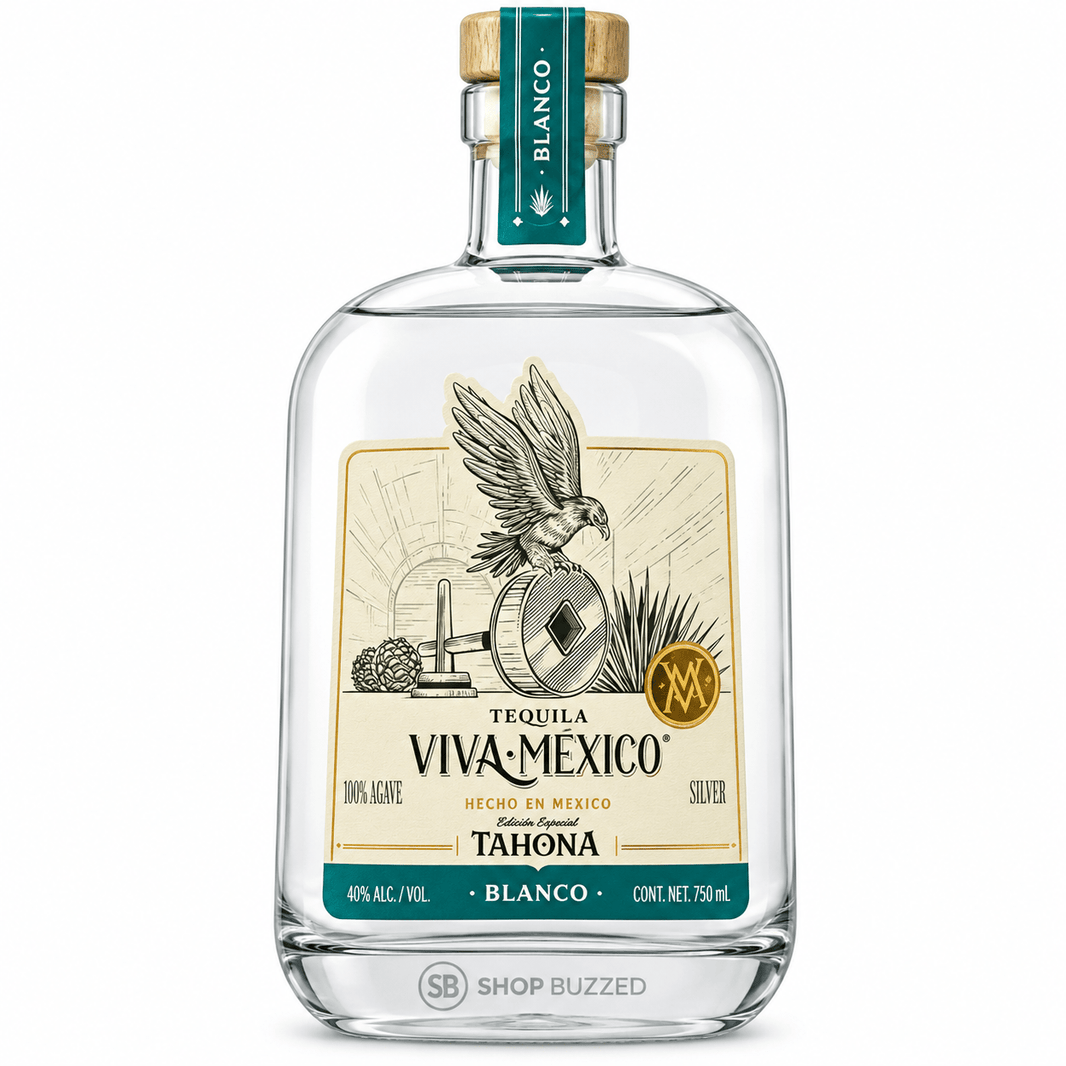 Tequila Viva Mexico Tahona Blanco 750 ml - Shop Buzzed