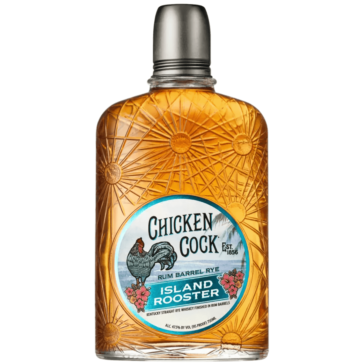 Chicken Cock Rum Barrel Rye Island Rooster Kentucky Straight 750ml