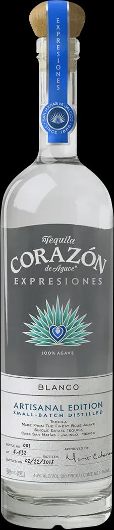 Tequila Corazon Expresiones Blanco 750ML