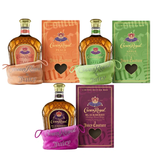 Crown Royal Whisky X Juicy Couture Bundle 3 Pack - 750ML *PRE-ORDER* - Shop Buzzed