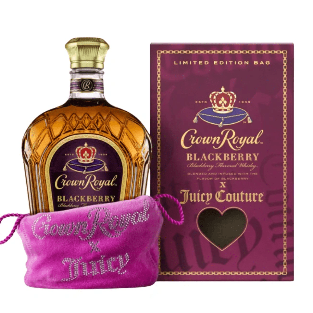Crown Royal X Juicy Couture Blackberry Whisky 750ML *PRE-ORDER*