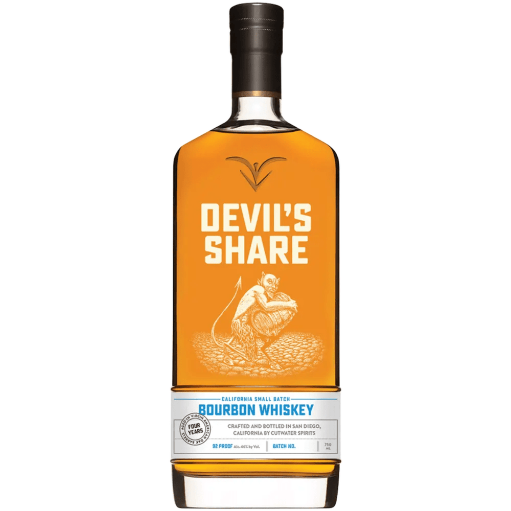 Cutwater Devils Share Bourbon Whiskey 750ml - Shop Buzzed