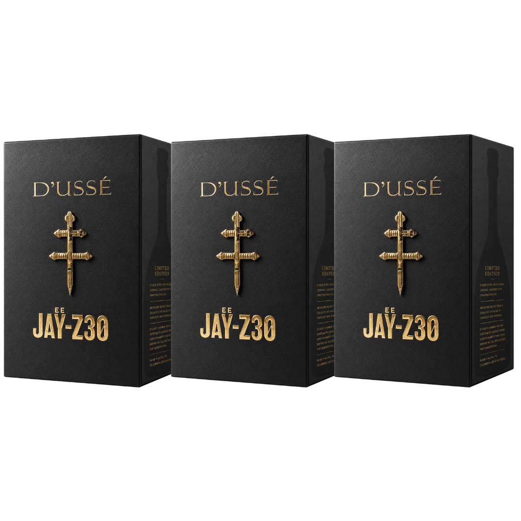 D'USSÉ VSOP Jay-Z30 Limited Edition French Cognac 3 Pack - 750ML