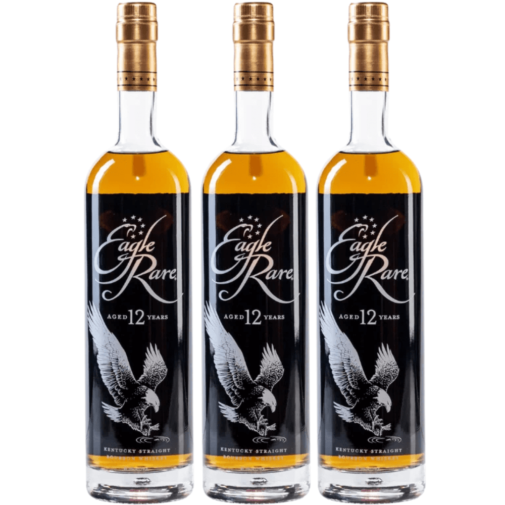 Eagle Rare 12 Year Old Bourbon Whiskey - 3 Pack 750ML - Shop Buzzed