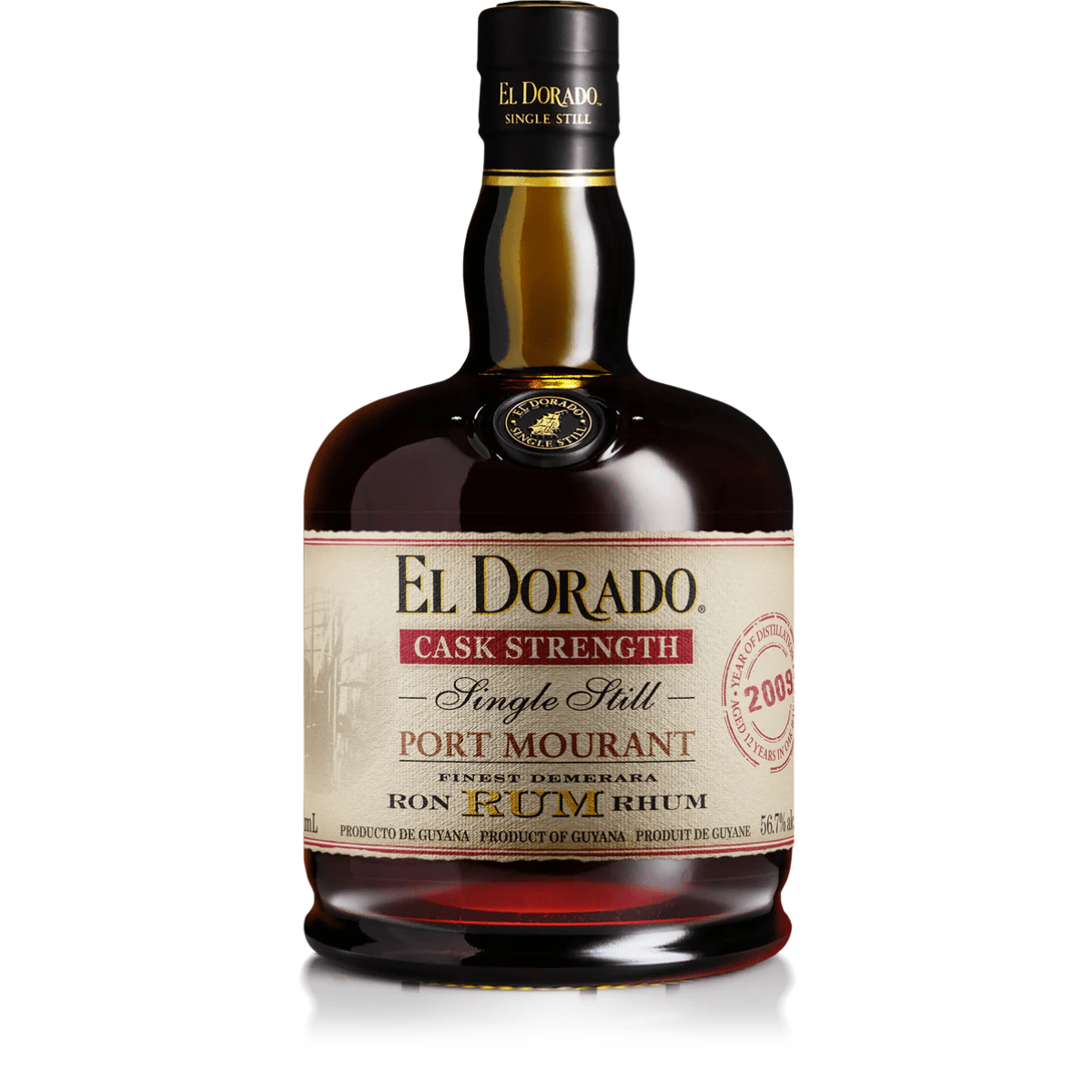 El Dorado Cask Strength Single Still Port Mourant 750ml