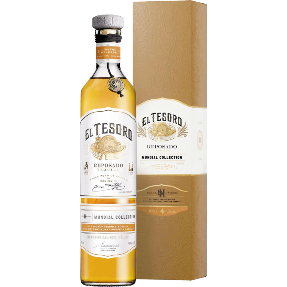 El Tesoro Tequila Resposado Mundial Collection 750 ML
