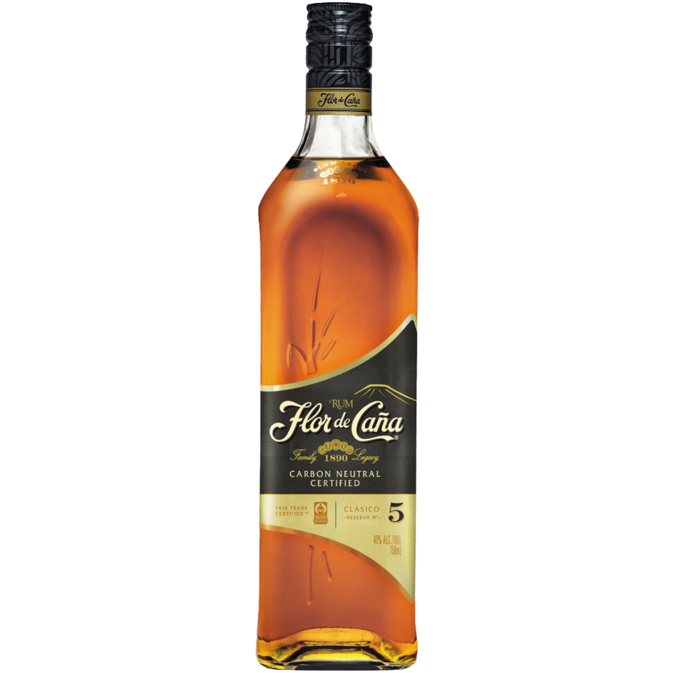 Flor de Cana 5 Year Old Rum 750 mL