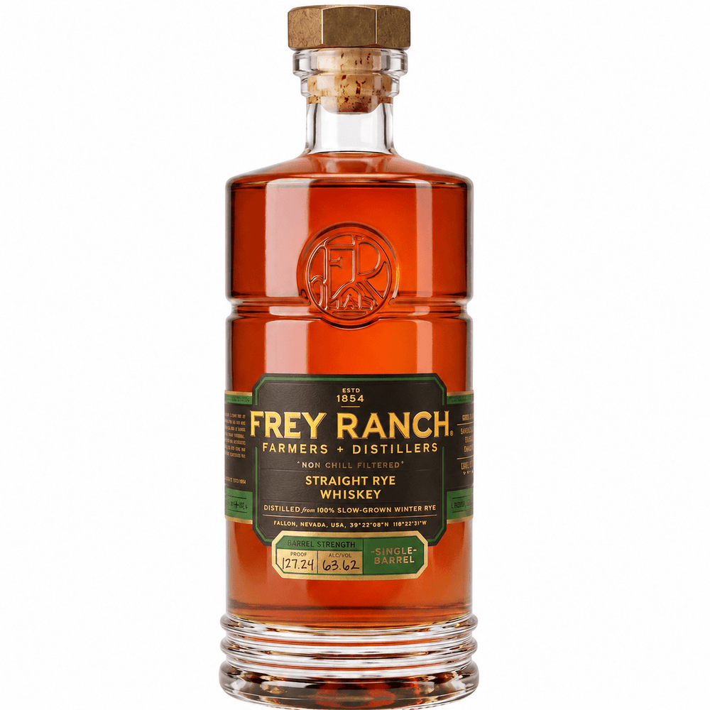 Frey Ranch Single Barrel Locked & Bonded Rye Whiskey 750ml - Shop Buzzed