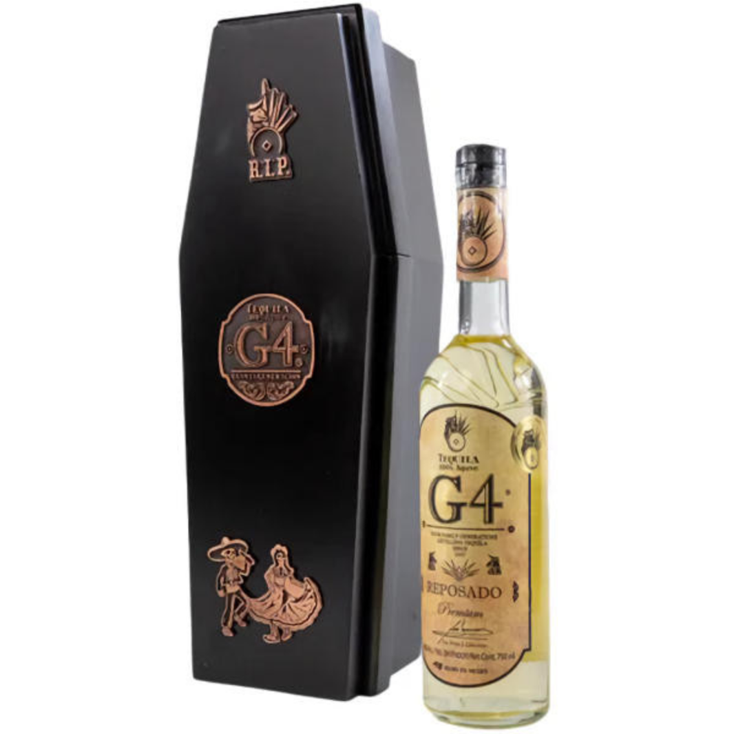 G4 Reposado De Madera Tequila Dia De Muertos 750 ml