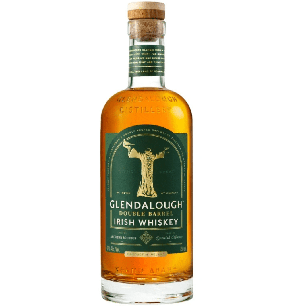 Glendalough Double Barrel Irish Single Grain Whiskey 750ml - Shop Buzzed