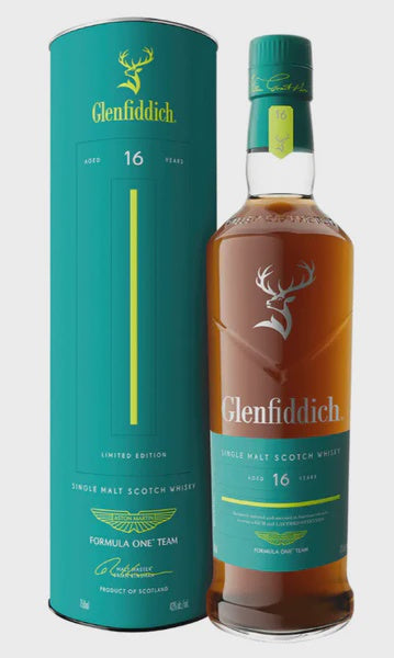 Glenfiddich 16 Year Single Malt Scotch Whisky F1 Aston Martin Limited Edition (750Ml)