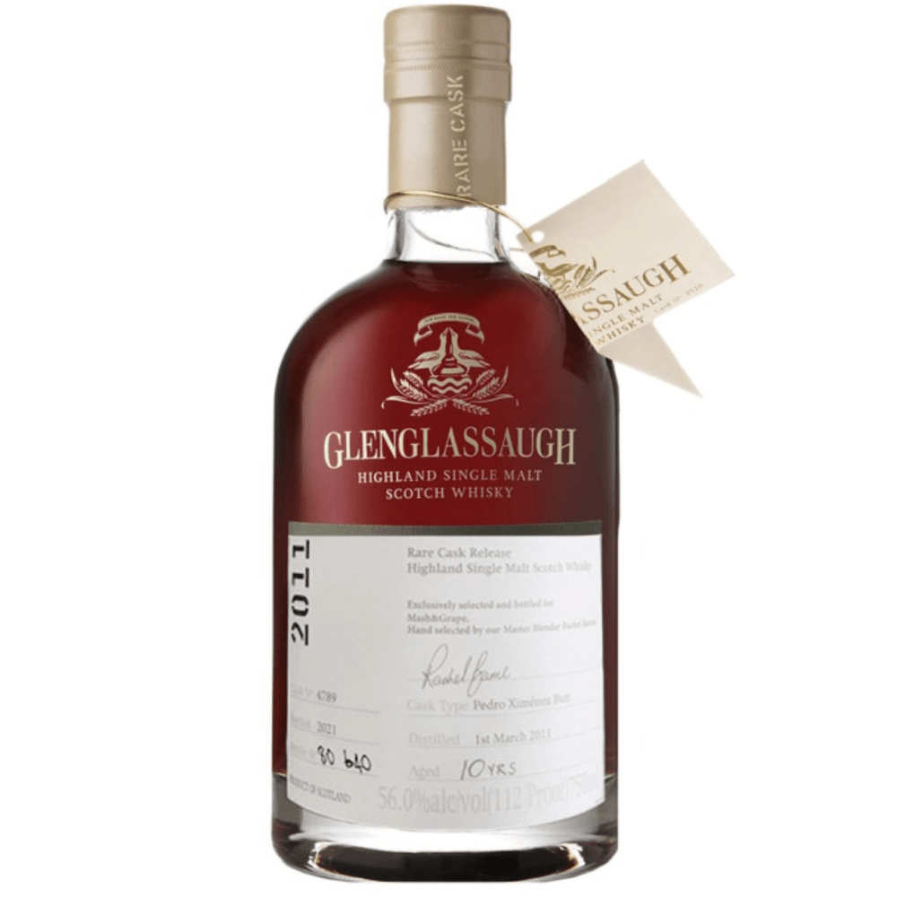 Glenglassaugh Highland Single Malt Scotch Rare Cask Release 112 Proof 10 year 750 ml - Shop Buzzed