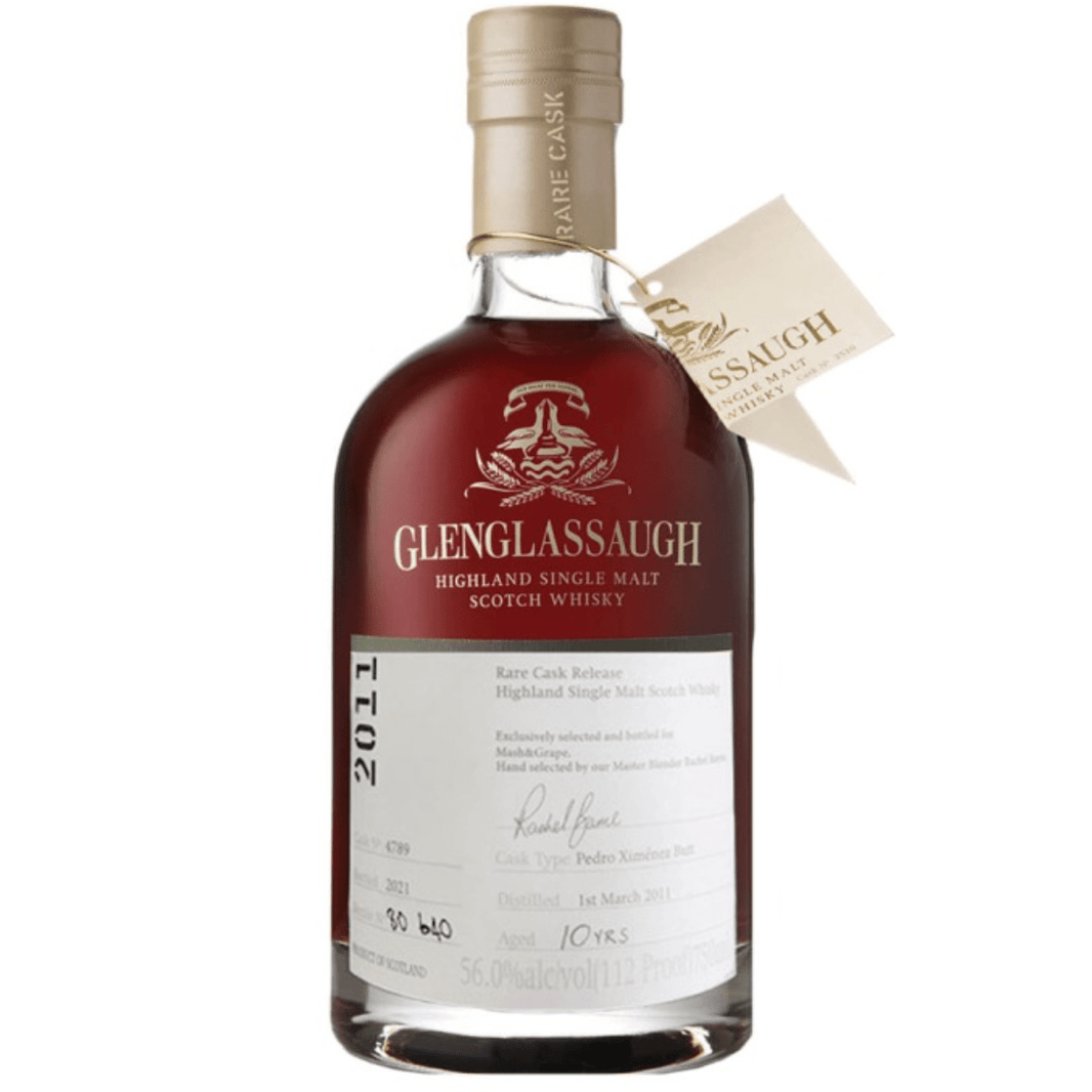 Glenglassaugh Highland Single Malt Scotch Rare Cask Release 112 Proof 10 year 750 ml - Shop Buzzed