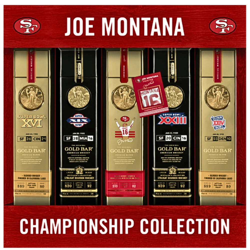 Gold Bar Joe Montana championship collection 750ml - Shop Buzzed