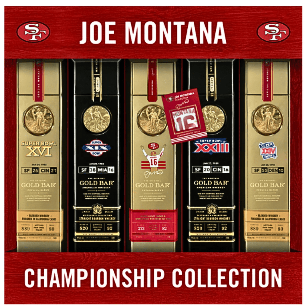 Gold Bar Joe Montana championship collection 750ml - Shop Buzzed